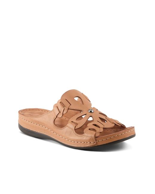 Spring Step Brown Mezera Sandal