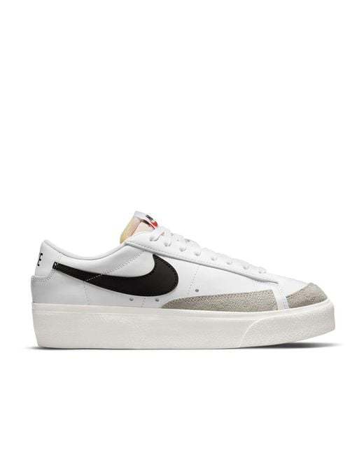 Nike White Blazer Platform Sneaker