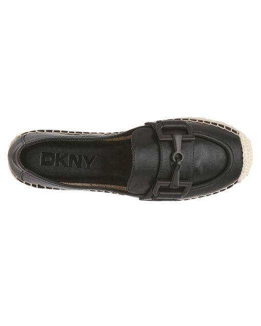 DKNY Black Mally Espadrille Loafer