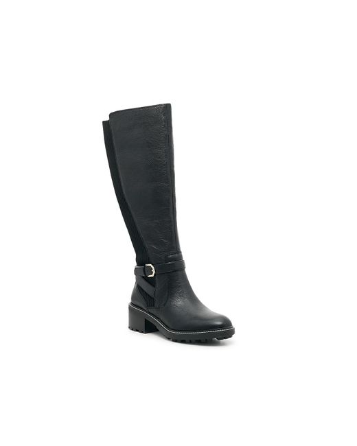Vince Camuto Kestala Wide Calf Riding Boot in Black | Lyst
