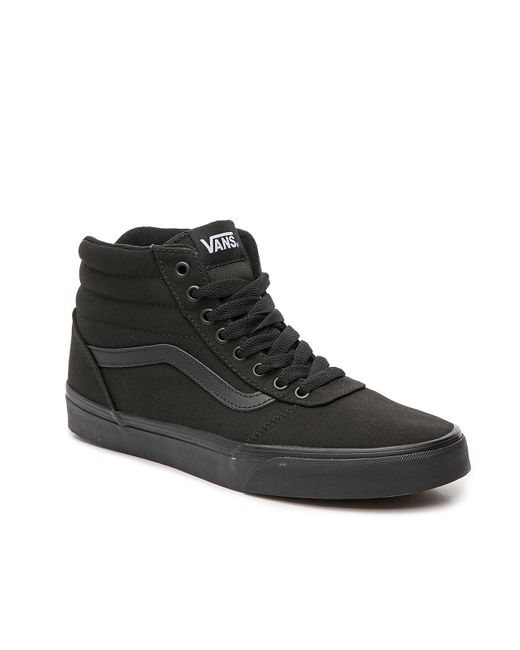 Vans Rubber Ward Hi Athletic Shoe in Black/Black (Black) for Men | Lyst