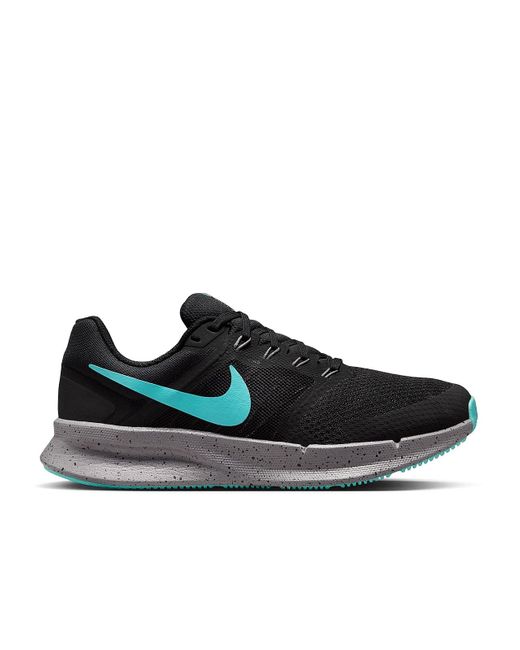 nike women's run swift black