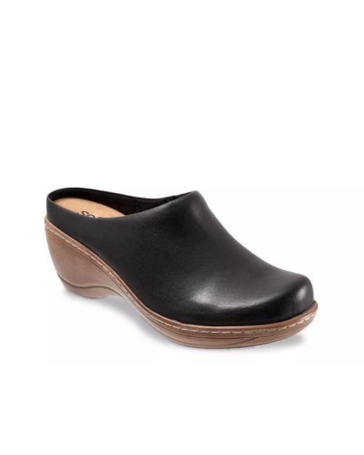 Softwalk® Black Madison Clog
