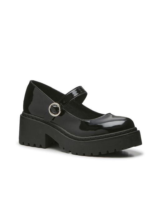 Steve Madden Attracted Platform Mary Jane Loafer in Black | Lyst