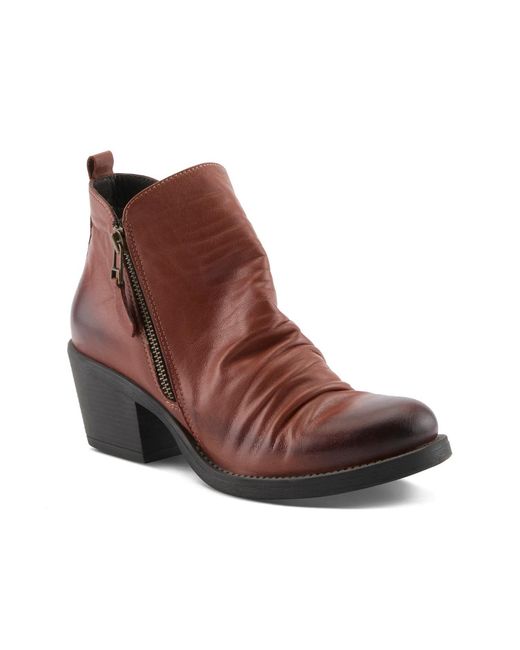 Spring Step Brown Marzena Bootie