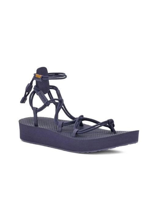 Teva Blue Midform Infinity Platform Sandal