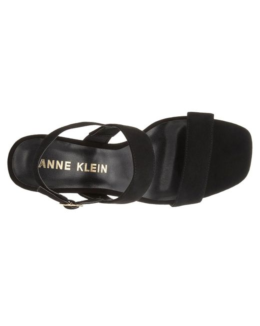 Anne Klein Black Zoelle Sandal