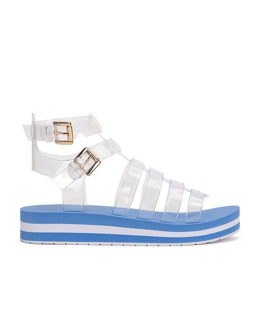Jessica Simpson Blue Bimala Platform Sandal