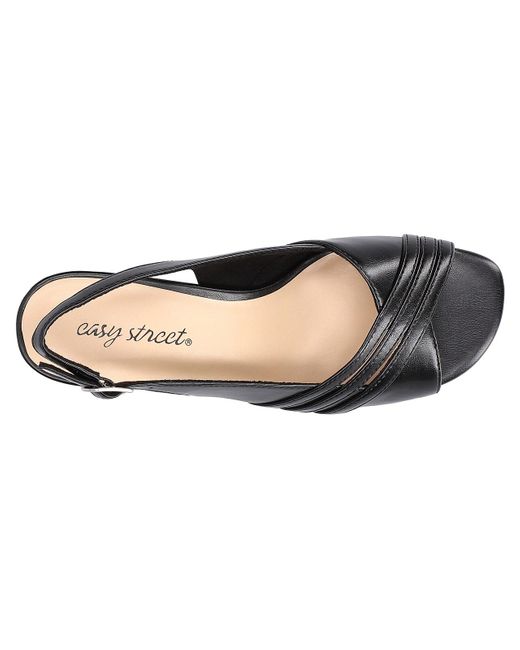 Easy Street Black Teton Sandal
