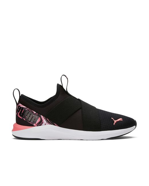 PUMA Rubber Prowl Graphic Slip-on Sneaker in Black/Pink (Black) - Lyst
