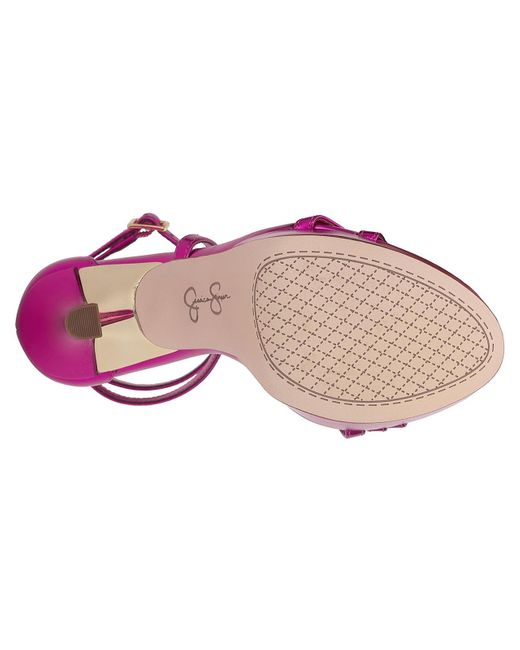 Jessica Simpson Pink Jewelria Platform Sandal