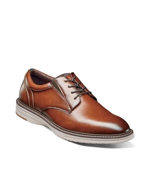 Nunn Bush Brown Gates Plain Toe Oxford for men