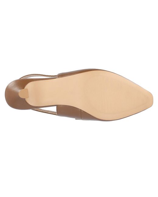 Journee Collection Amory Pump in Brown Lyst