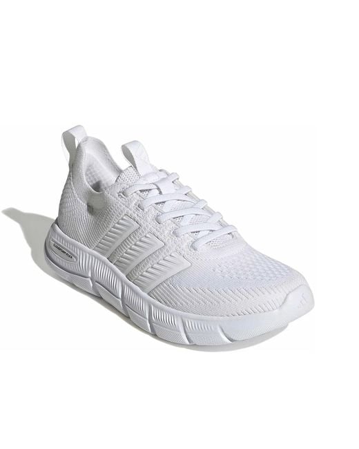 Adidas White Cloudfoam Flex Slipon Sneaker