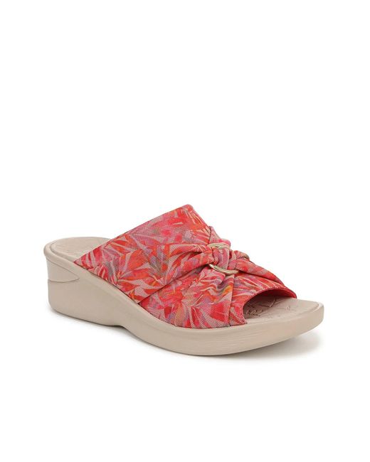 LifeStride Red Serenade Wedge Sandal