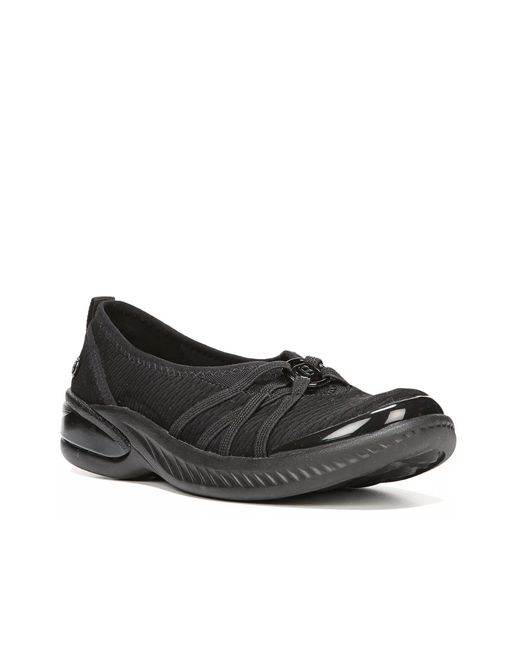 LifeStride Black Niche Mesh Slip Ons