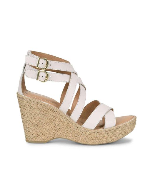 born white wedge sandals