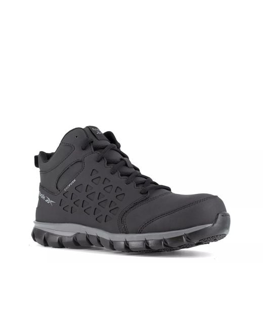 Reebok Black Sublite Legend Composite Toe Work Sneaker
