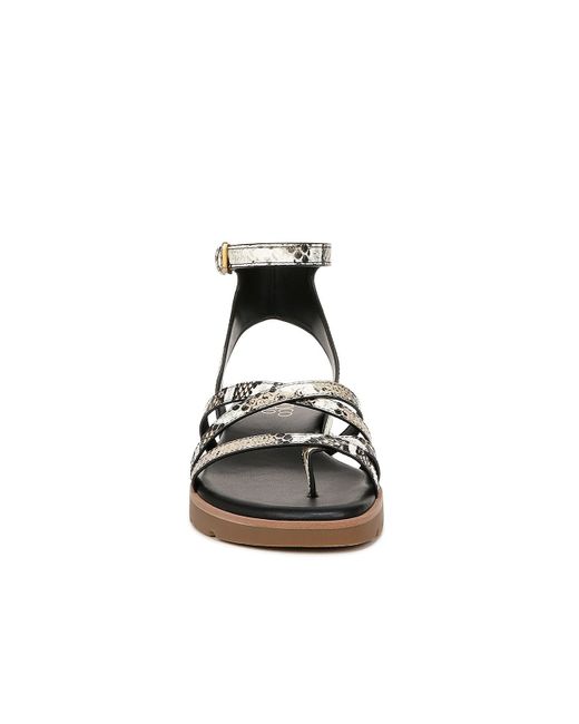 Franco Sarto Black Dazzle Gladiator Sandal