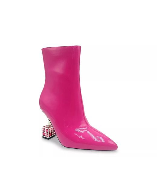 Lady Couture Pink Crown Bootie