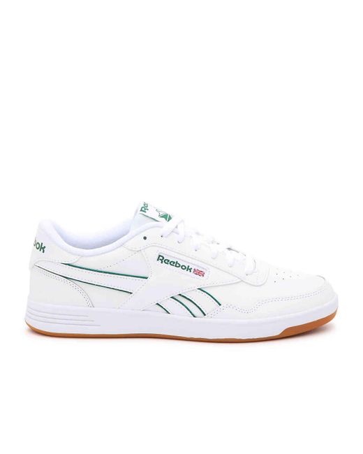 reebok white green
