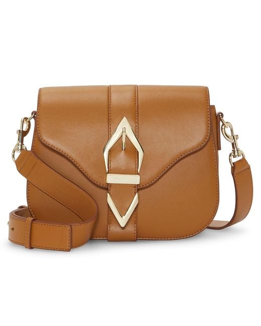 Vince Camuto Passo Leather Crossbody Bag in Brown Lyst