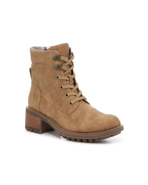Crown Vintage Leather Marley Bootie in Light Brown (Brown) Lyst