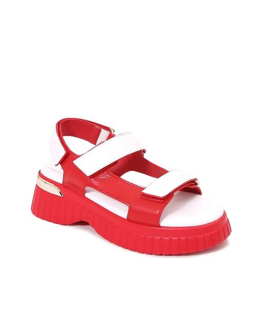 Ninety Union Red Bayside Platform Sandal