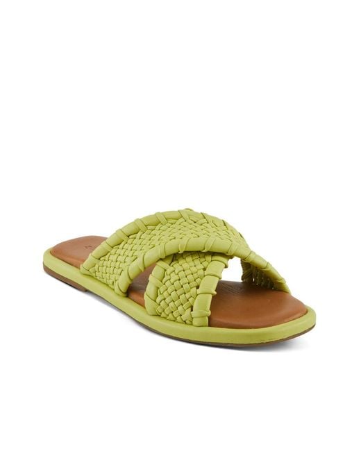 Spring Step Yellow Montauk Sandal