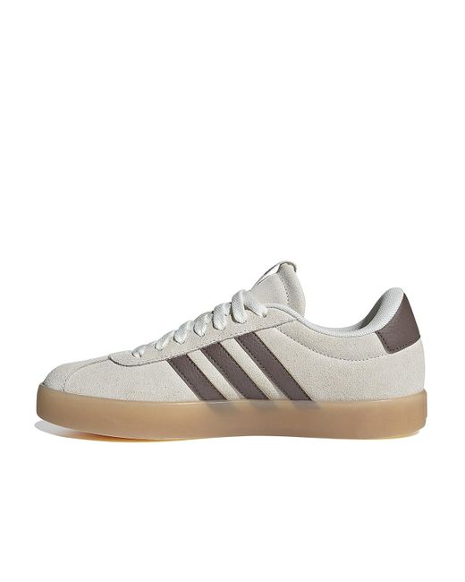 Adidas White Vl Court 3.0 Sneaker