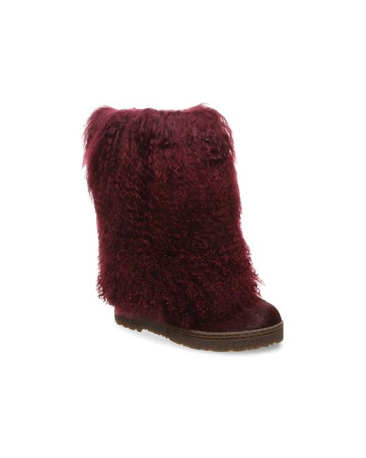 red bearpaw boots