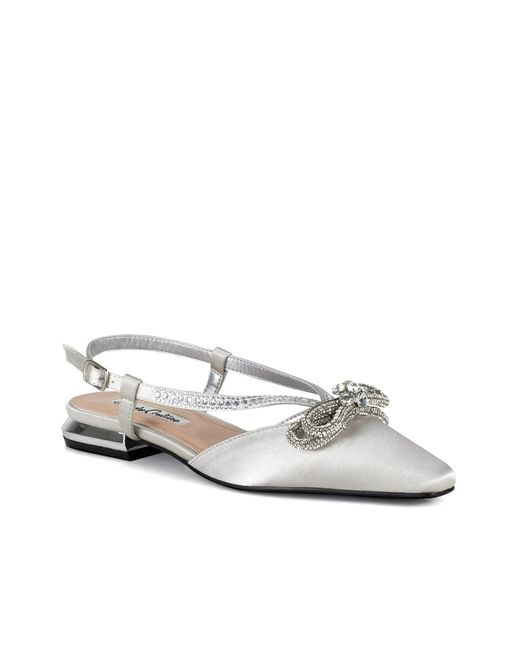 Lady Couture White Kendal Flat