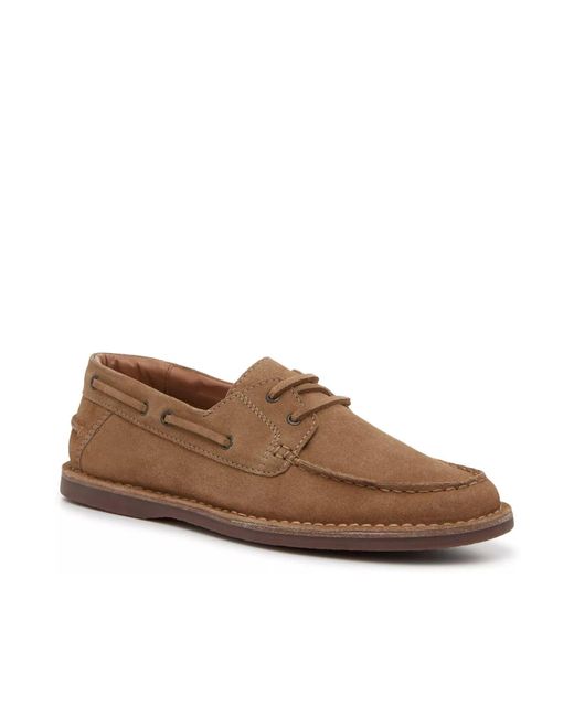 Crown Vintage Brown Kinslee Boat Shoe for men