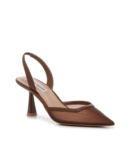 Steve Madden Brown Beyah Pump