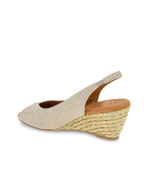 Andre Assous Natural Kenzy Featherweight Wedge Sandal