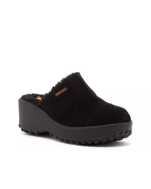 Rocket Dog Black Fran Platform Clog