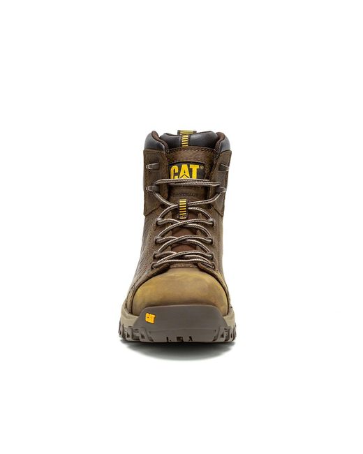 Caterpillar Brown Threshold Rebound Composite Toe Work Boot for men