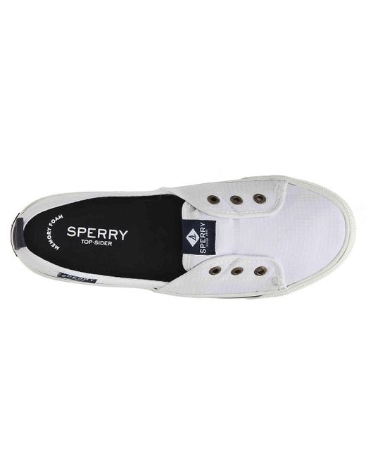 sperry lounge wharf white