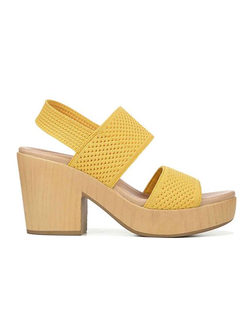 dr scholl's yellow sandals