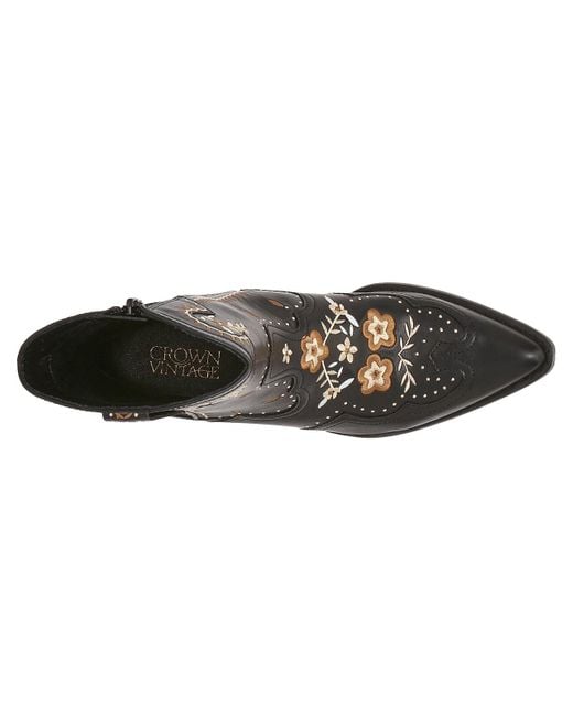 Crown Vintage Black Ilianna Western Boot