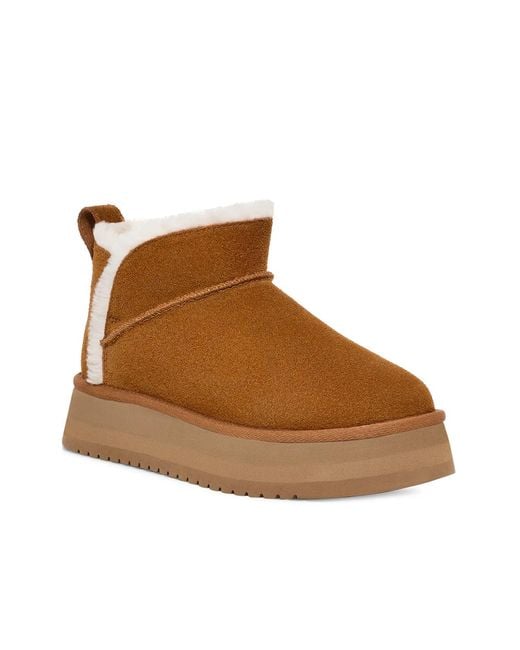 Ugg Brown Koola Ultra Mini Platform (Chestnut) Boots