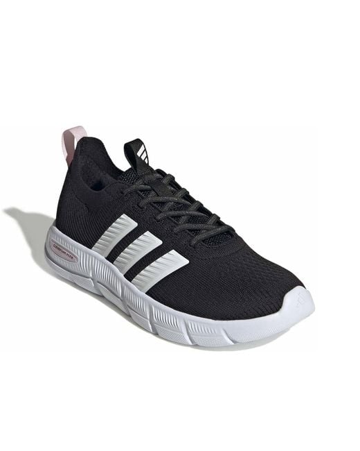 Adidas Black Cloudfoam Flex Slipon Sneaker