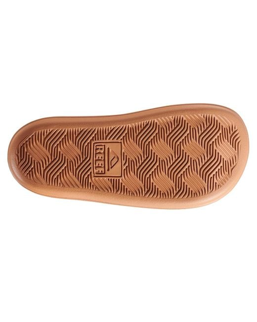 Reef Brown Cushion Bondi Platform Sandal