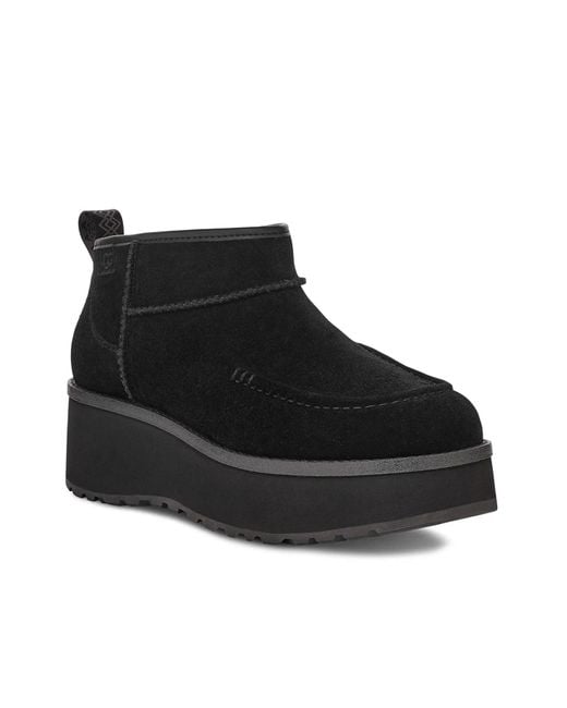 Ugg Black Cityfunc Ultra Mini Waterresistant Bootie