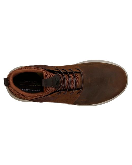 skechers delson axton black grey