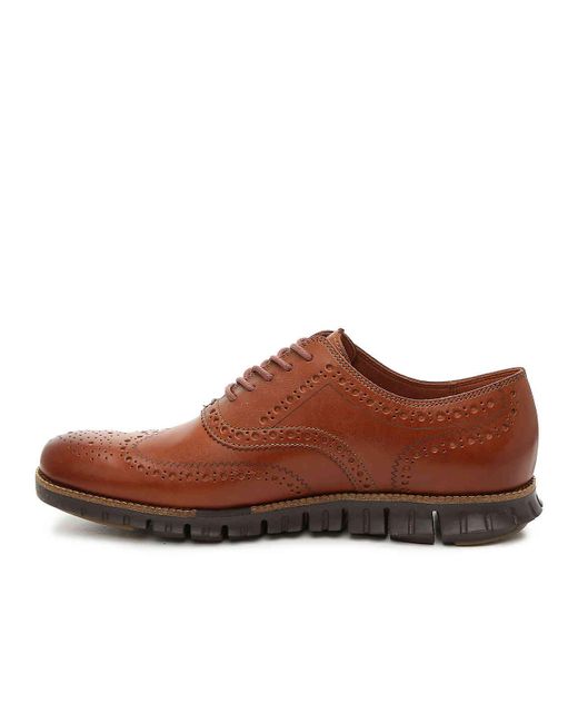 cole haan tan wingtips