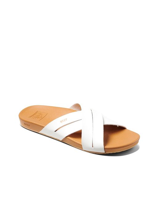 Reef Synthetic Cushion Spring Bloom Sandal in White | Lyst