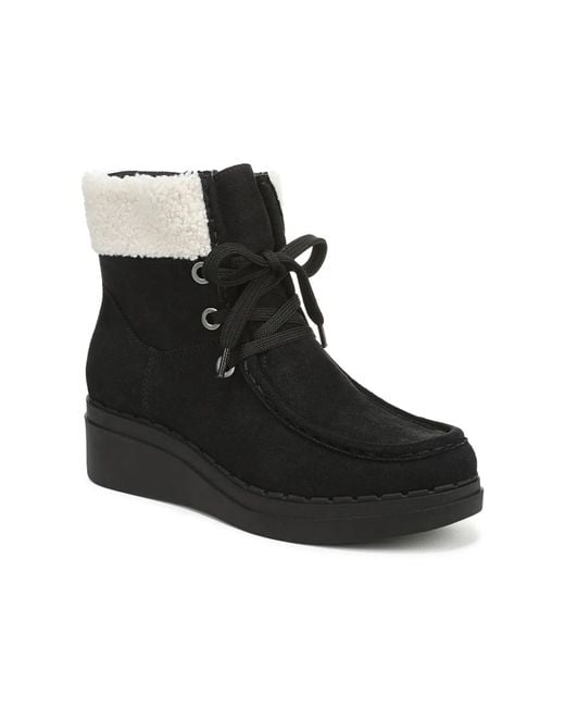 LifeStride Black Devon Wedge Bootie