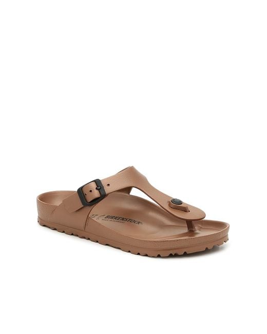 Birkenstock Brown Gizeh Eva Waterproof Essentials Thong Sandals