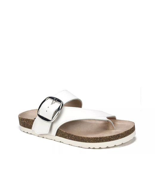White Mountain Black Harley Sandal